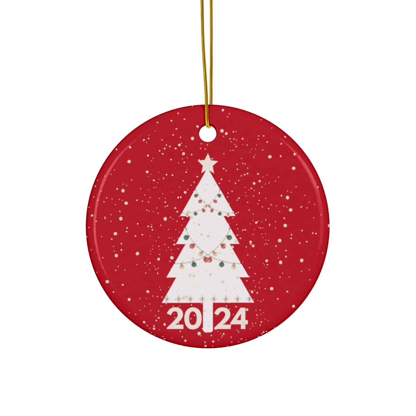 2024 Cozy X-Mas Ceramic Ornament