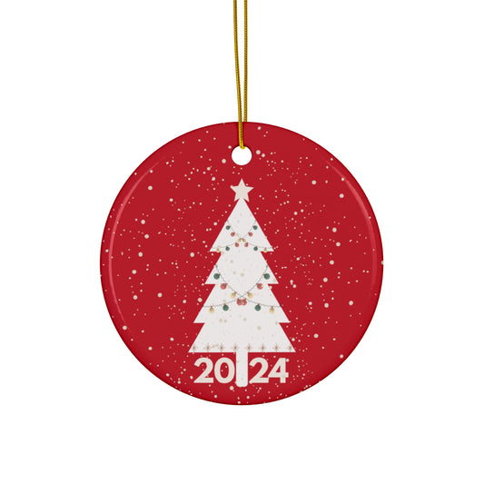 2024 Cozy X-Mas Ceramic Ornament