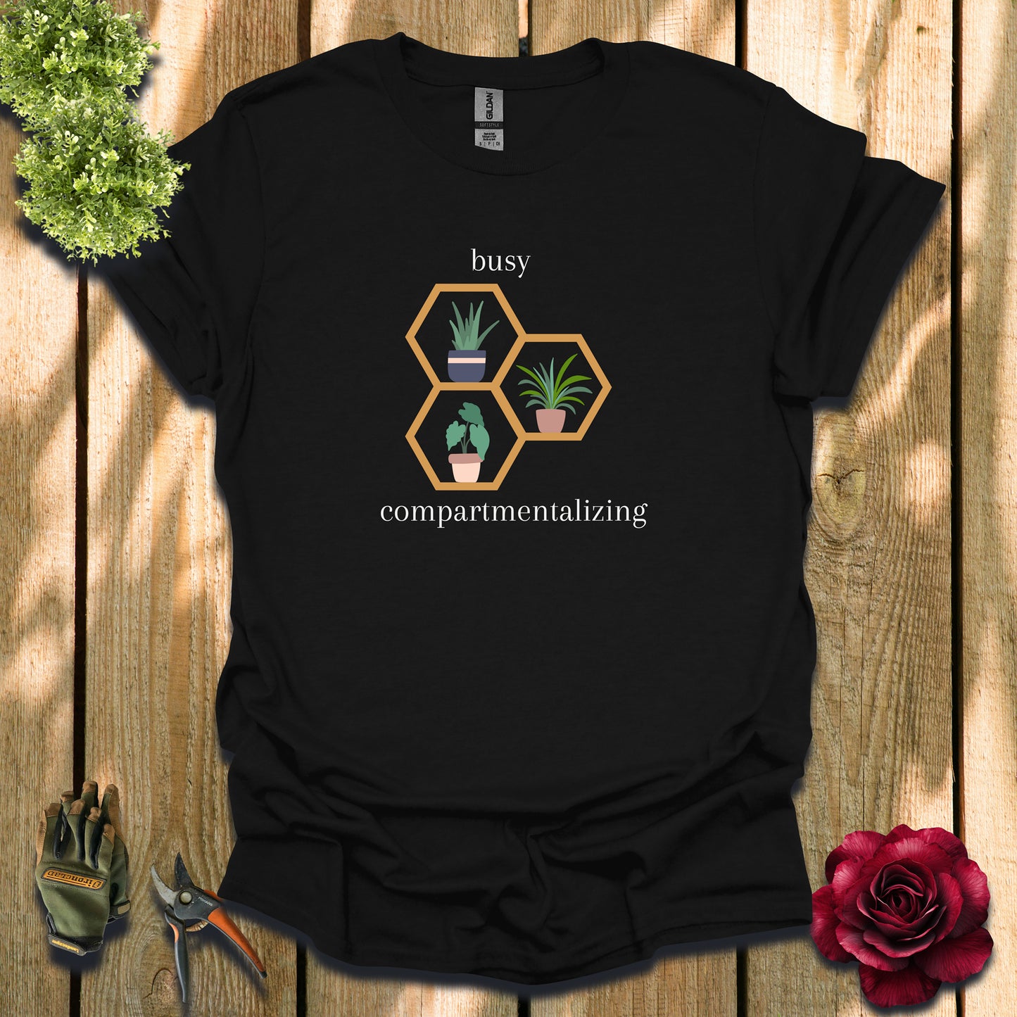 Busy Compartmentalizing T-Shirt