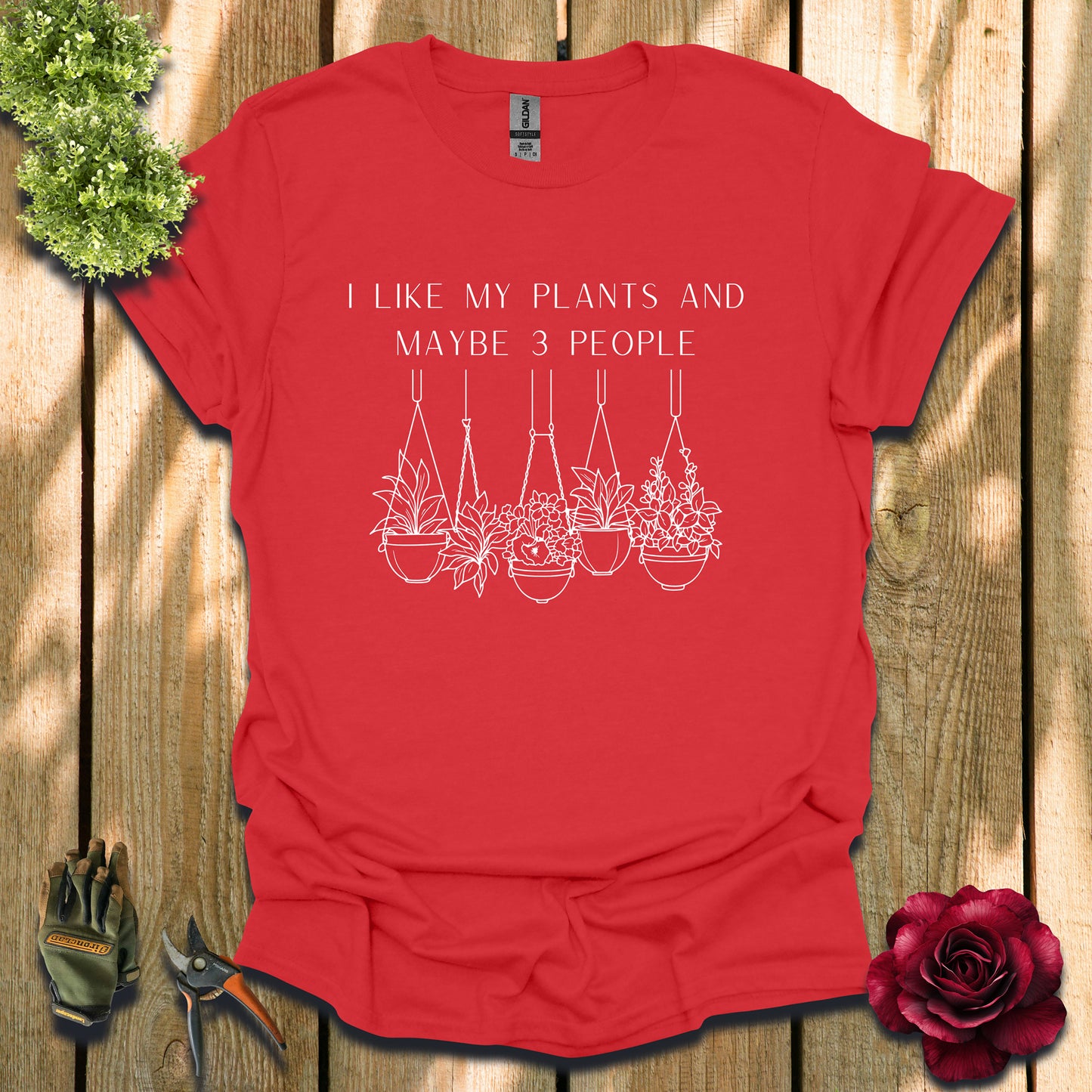 Maybe 3 People Hanging Plants T-Shirt