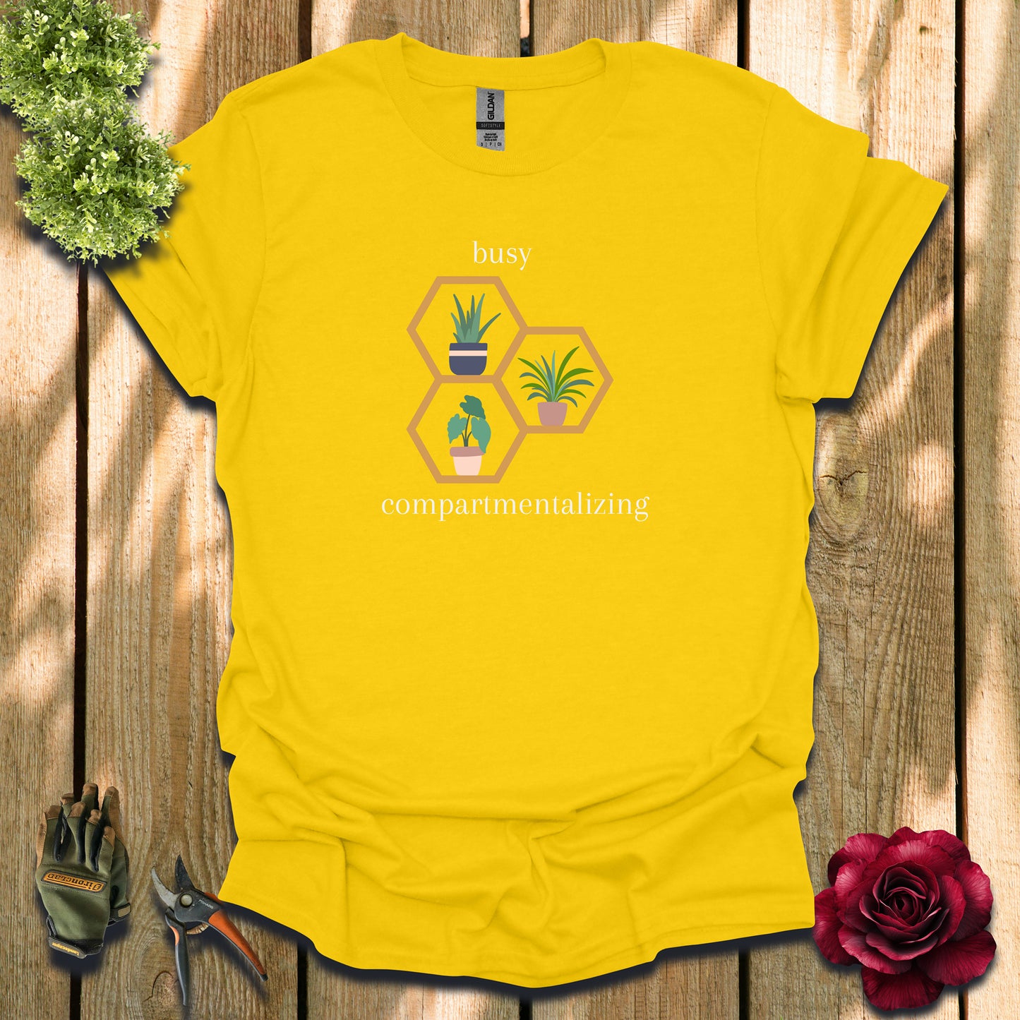 Busy Compartmentalizing T-Shirt