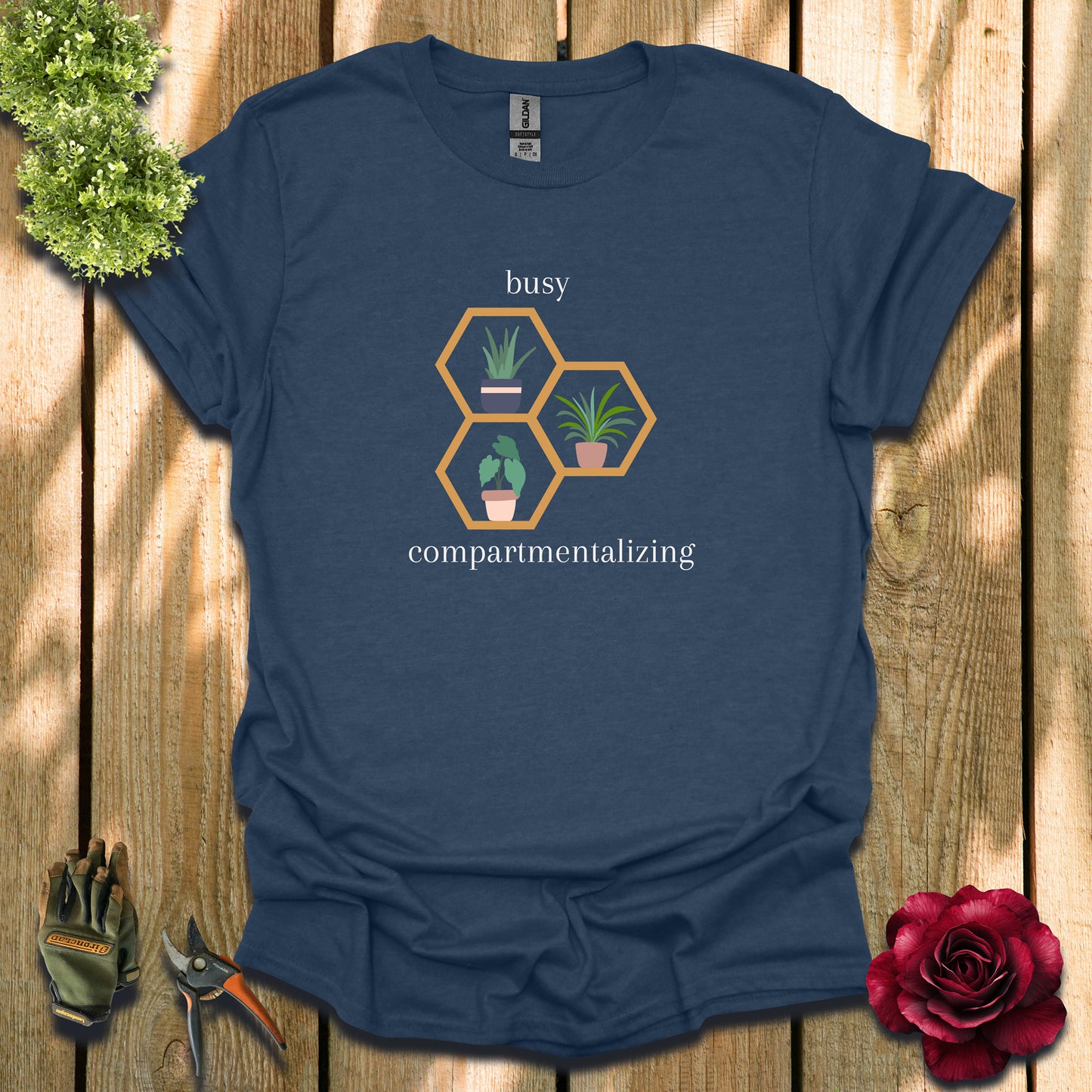 Busy Compartmentalizing T-Shirt