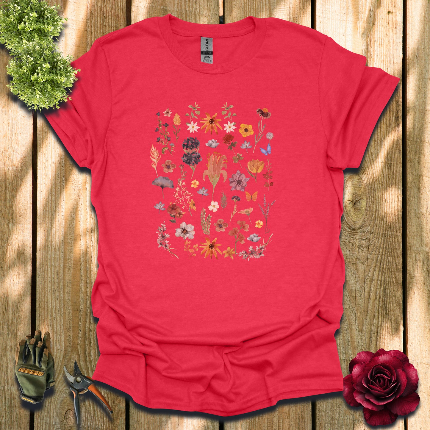 Pretty Flower Print  T-shirt