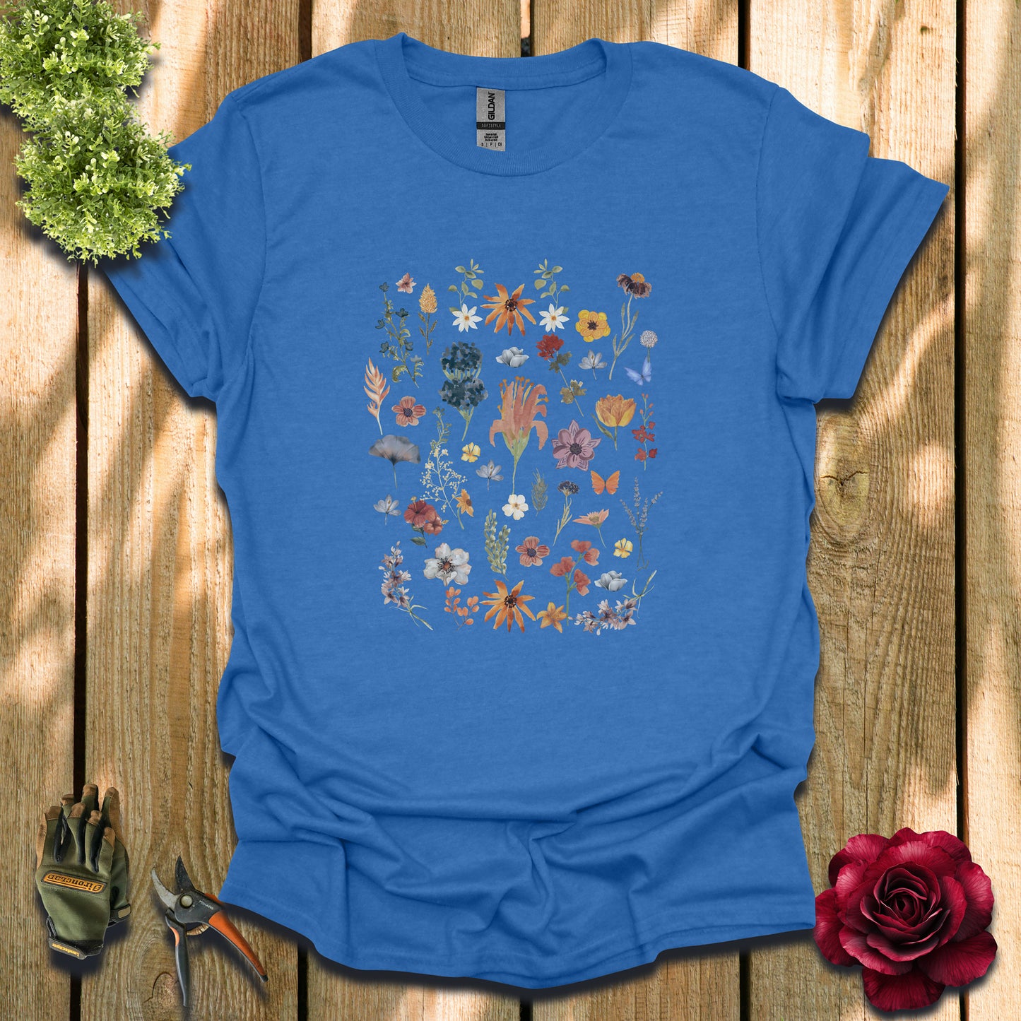 Pretty Flower Print  T-shirt