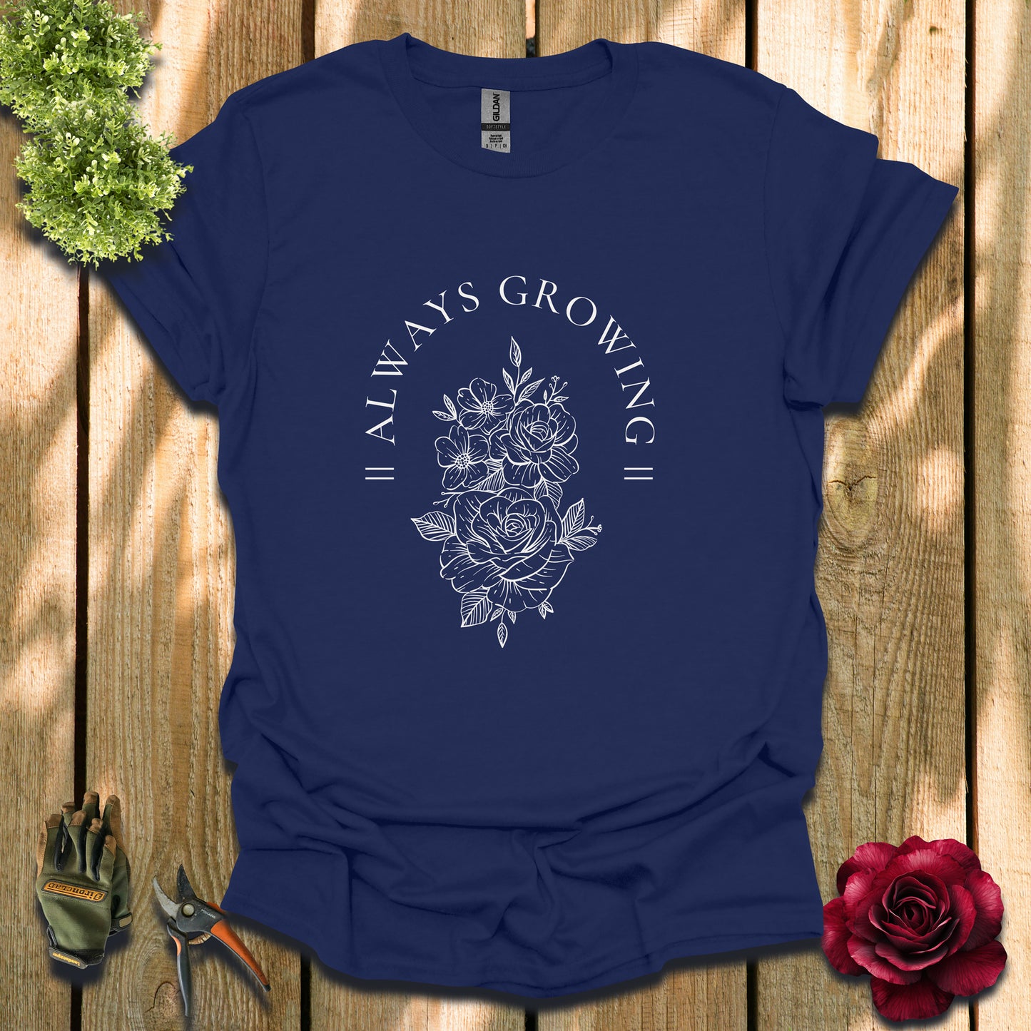 Always Growing Floral Light T-Shirt