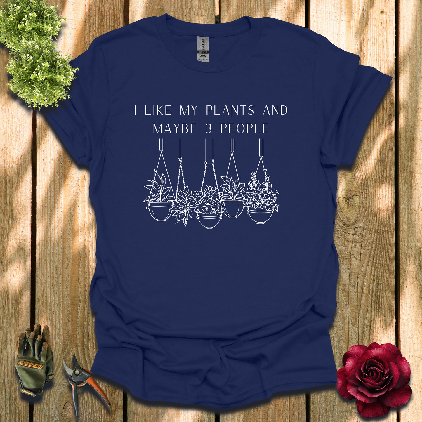 Maybe 3 People Hanging Plants T-Shirt