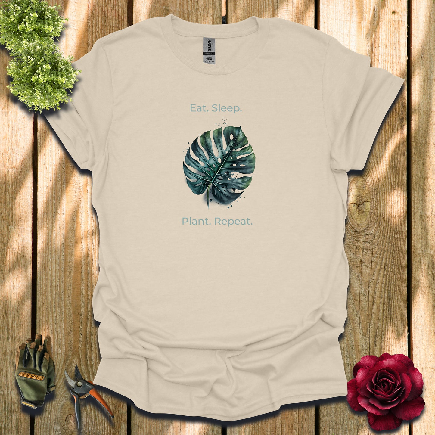 Eat Sleep Plant  T-Shirt