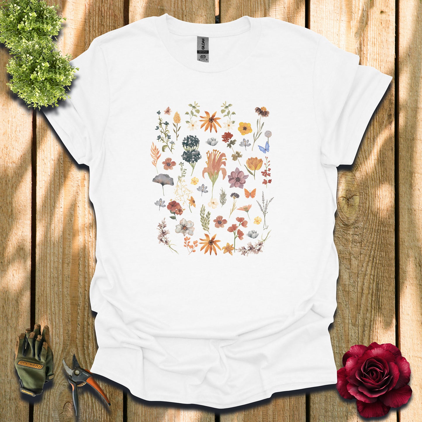 Pretty Flower Print  T-shirt